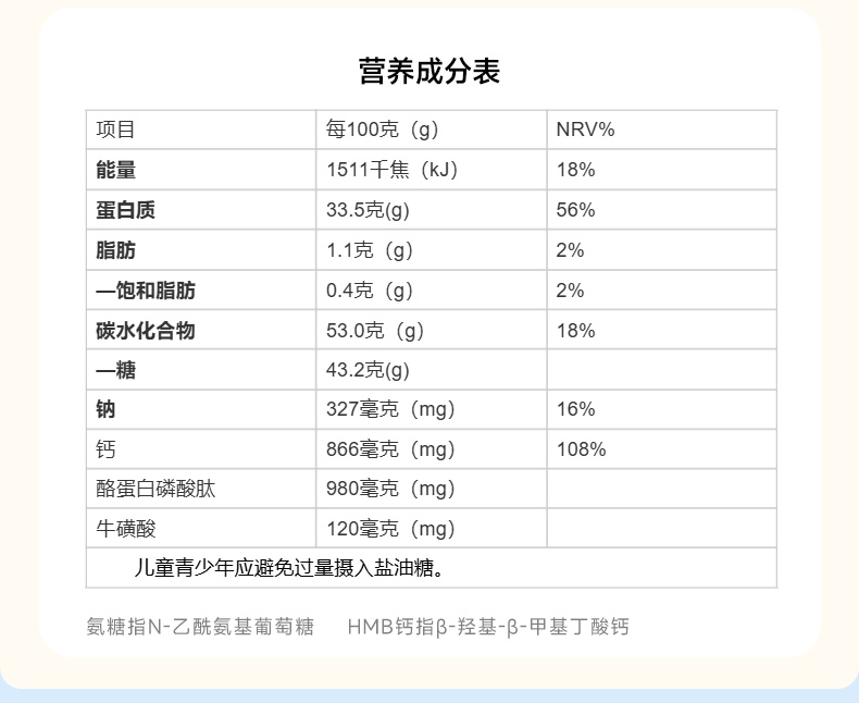 美嘉年氨糖蛋白粉